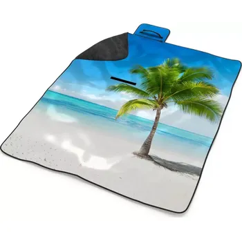 deka Sablio Plážová deka Palma na pláži: 200x140 cm