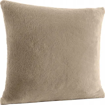 Povlak na polštářek Dekorační povlak na polštář 45 x 45 cm chlupatý světle béžový
