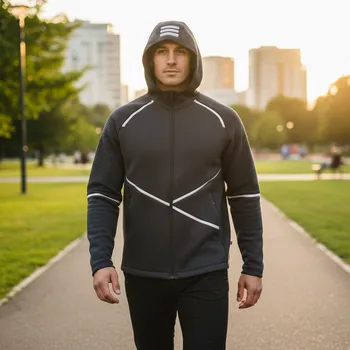 Pánské oblečení CERVA GROUP Mikina L-SURE CRAIG s kapucí Velikost XXL černá