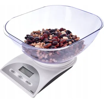 Kuchyňská váha ELEKTRONICKÁ DIGITÁLNÍ KUCHYŇSKÁ VÁHA S MÍSOU DO 5 KG