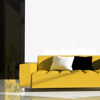 samolepka Sablio Samolepka na zeď: Panorama Evropa - 120x31 cm