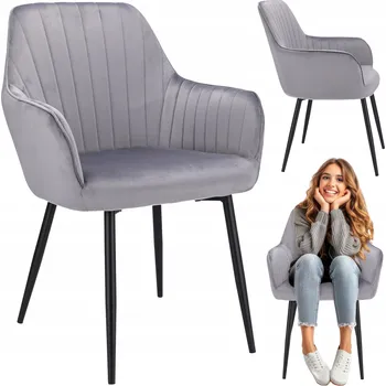 Jídelní židle Židle Jumi velur vícebarevná 1 ks