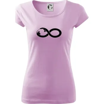 Dámské tričko Jezevčík nekonečno - Dámské triko Pure - 3XL ( Orchid )