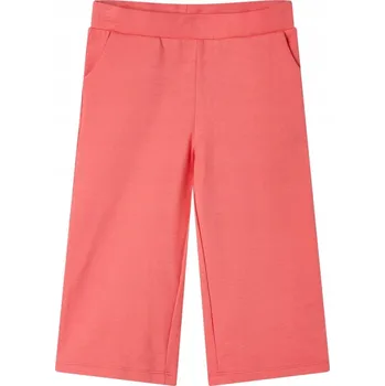 Chlapecké kalhoty DĚTSKÉ KALHOTY S ŠIROKÝMI NOHAVICEMI KORÁLOVÉ 128