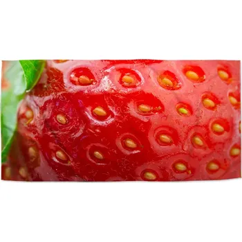 Osuška Sablio Ručník Detail jahody - 50x100 cm