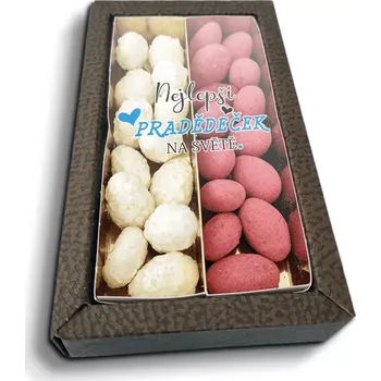 Čokoláda Sablio Mandle v čokoládě Nejlepší pradědeček na světě - 2x 80g