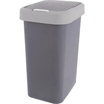 Odpadkový koš ORION Plastový odpadkový koš GREY 25 l šedá