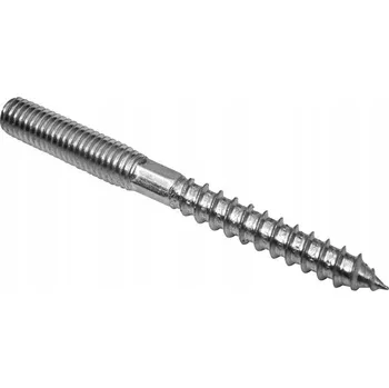 Šroub Šroub do dřeva s dvojitým závitem, pozinkovaný Arvex 6.0x50mm, 100 ks