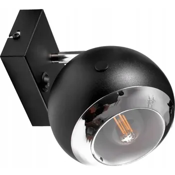 Nástěnné svítidlo OLAF NÁSTĚNNÁ LAMPA SVÍTIDLO MODERNÍ LOFT ČERNÁ E14 LED