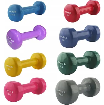 Činky litinové pevné HMS 1x 4 kg