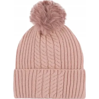 Čepice Agrafka zimní čepice beanie růžová, univerzální velikost