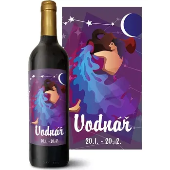 Víno Sablio Červené víno Vodnář: 0,75 l