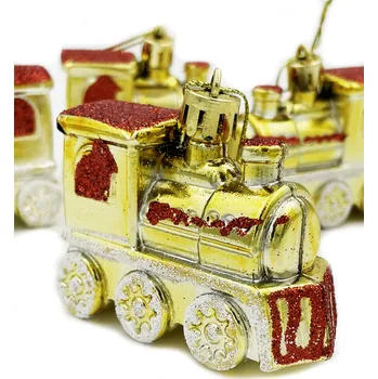 Vánoční dekorace Vánoční Baňky tvarované 10 cm 4 ks