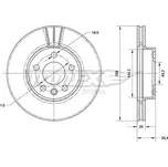 Brzdový kotouč TOMEX Brakes TX 70-54