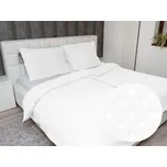 Hřejivé ložní povlečení Minky TOP 3D puntíky MKP-059 Bílé Prodloužené 140x220 a 70x90 cm