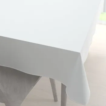 ubrus Teflonový obdélníkový ubrus TF-027 Bílý bez vzoru 50x100 cm