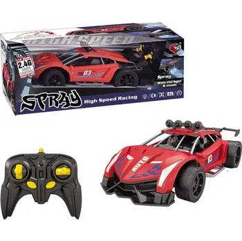 RC model auta RC Auto červené mlhový efekt na vysílačku 2,4GHz na baterie Světlo Zvuk | 31