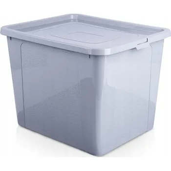 Úložný box ÚLOŽNÝ KRABIČKA NA KOLEČKÁCH S PRŮHLEDNÝM VÍKEM 30L