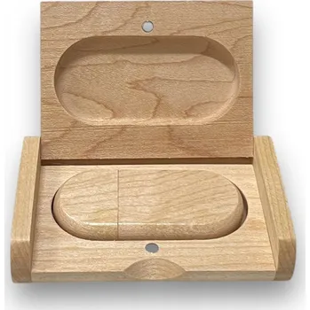 USB flash disk USB flash disk 8 GB USB 2.0 dřevěný DIKOM Paměť Flash KRABIČKA 8GB