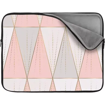 pouzdro na notebook Sablio Obal na notebook Růžovošedé jehlany - 17"
