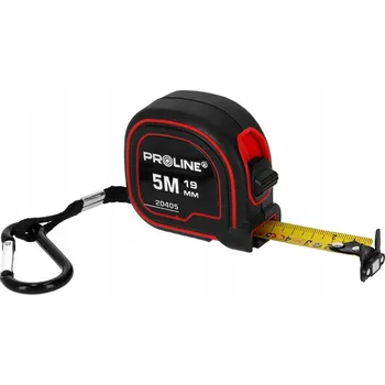 metr PROLINE Svinovací metr 5 m x 19 mm s oboustrannou stupnicí