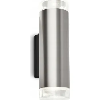 Venkovní osvětlení Venkovní nástěnné svítidlo Briloner stříbrné GU10 2 W