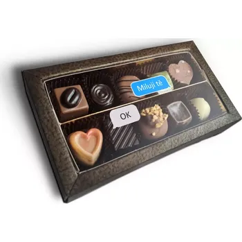 Bonboniéra Sablio Pralinky Miluji tě, OK - 10 ks pralinek