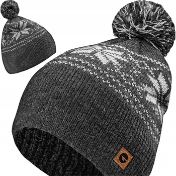 Čepice Hi-Tec zimní čepice beanie černá, univerzální velikost