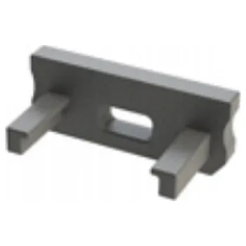 LED lišta ŠEDÁ ZÁSUVKA D s otvorem - Hliníkový profil LUMINES