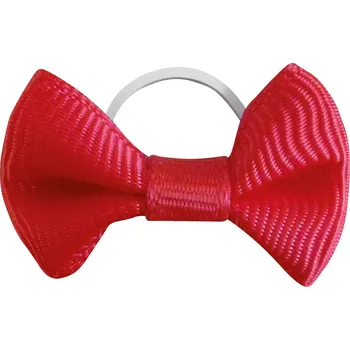 HIPPOTONIC Gumičky do hřívy s mašličkou Hippotonic, 20 ks, red