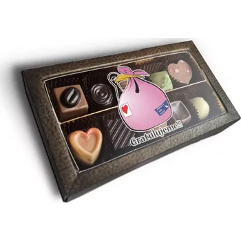 Bonboniéra Sablio Pralinky Gratulujeme!!! - 10 ks pralinek