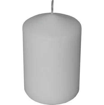 Svíčka Świeca CLASSIC CANDLES Walec średni 7xh14cm szara