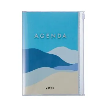 Cestování MARK'S 2025/26 Taschenkalender, B6 Mountain // Blue (Brožovaná)