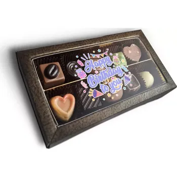 Bonboniéra Sablio Pralinky Happy birthday to you 3 - 10 ks pralinek