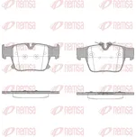 Sada brzdových destiček, kotoučová brzda REMSA X2047.00