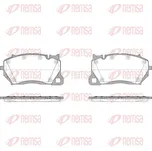 Sada brzdových destiček, kotoučová brzda REMSA 1743.20