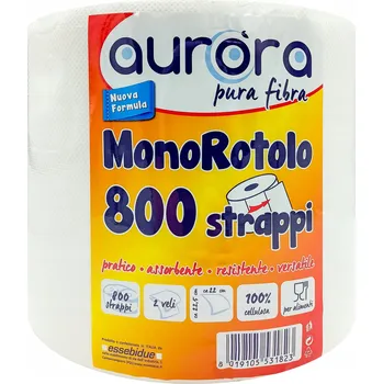 Papírový ručník Papírová utěrka celulóza Aurora bílá