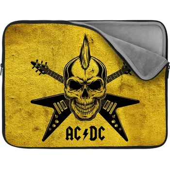 pouzdro na notebook Sablio Obal na notebook ACDC Lebka - 17
