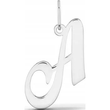 Přívěsek STŘÍBRNÝ PŘÍVĚSEK NA PŘÍVĚSEK ŘETÍZEK DEKORATIVNÍ PÍSMENO 925