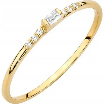 Prsten PRSTÝNEK PRSTEN 585 SE ZIRKONY vel. 16