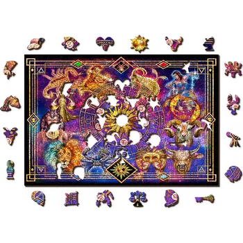 Puzzle Dřevěné puzzle WOODEN CITY Zvěrokruh 505 dílků