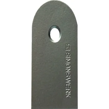 pant Náhradní krytka Tectus 240 (stříbrná/černá) Černá matná RAL 9005 (107), Krytka pro zárubňový díl