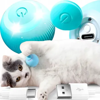 Hračka pro kočku Interaktivní Hračka pro kočky SATIS FRETY BĚŽÍCÍ ÚNIKOVÝ MÍČ