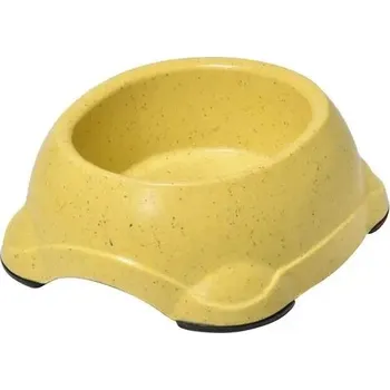 Miska pro psa RECORD Bambusová miska pro psa – žlutá