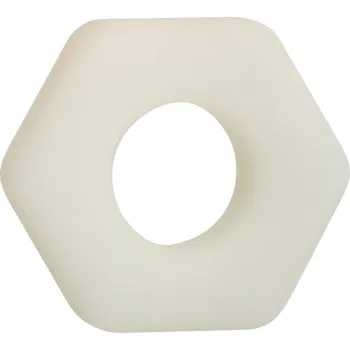 CalExotics Alpha Glow-In-The-Dark Liquid Silicone Prolong Sexagon Ring - Glow in the dark