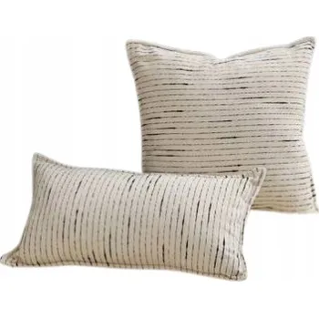 Povlečení SHEIN POVLEČENÍ NA POLŠTÁŘ BÉŽOVÉ VZOR 45x45 Ł2B