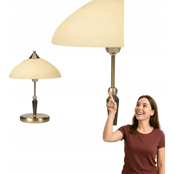 Lampička Stolní lampa Rabalux Regina béžová 40 W