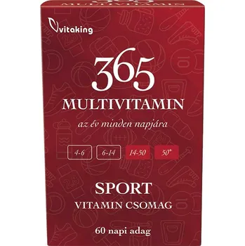Fitness strava Vitaking 365 Multivitamin Sport Pack 60 pack