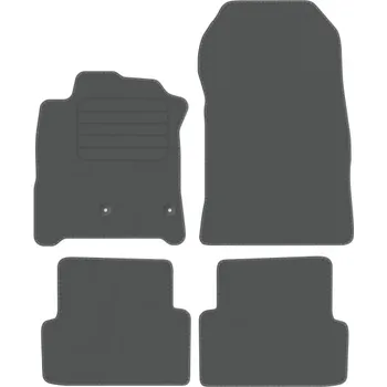 autokoberec Kobercové rohože Edecor velurové 4 ks