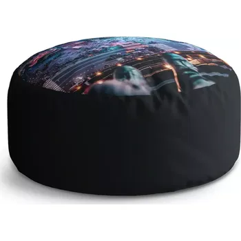 Taburet Sablio Taburet Circle Pohled z výšky: 38x48 cm